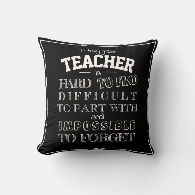 Christmas for teacher Thank you Appreciation gift  Cushion (Front)