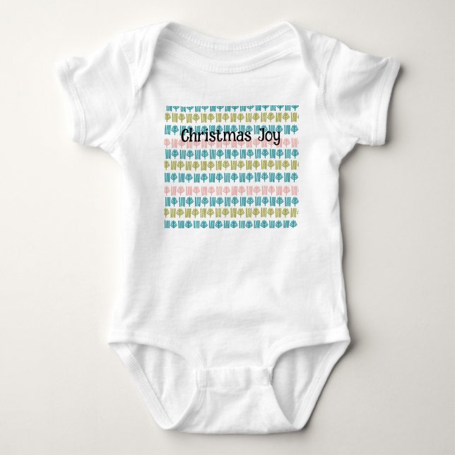 Christmas Forest  Baby Bodysuit (Front)
