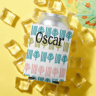 Christmas Forest Can Cooler