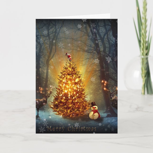 Christmas Forest                                 . Card (Front)