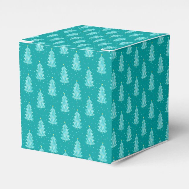 Christmas Forest  Favour Box (Front Side)