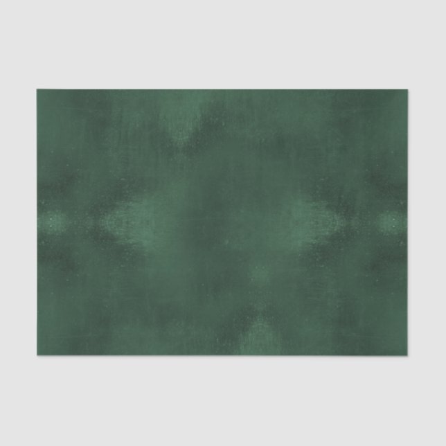 Christmas Forest Green Elegant Simple Watercolor Tissue Paper (Front)