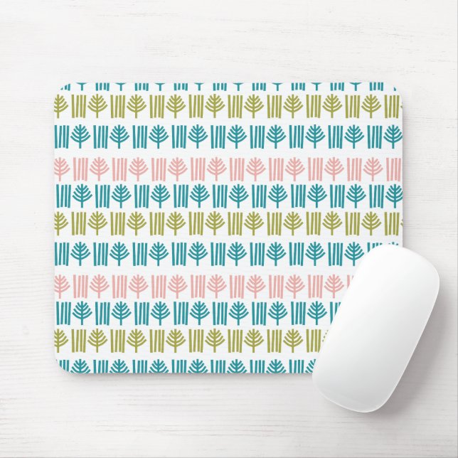 Christmas Forest  Mouse Mat (With Mouse)