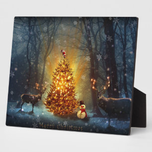 Christmas Forest . Plaque