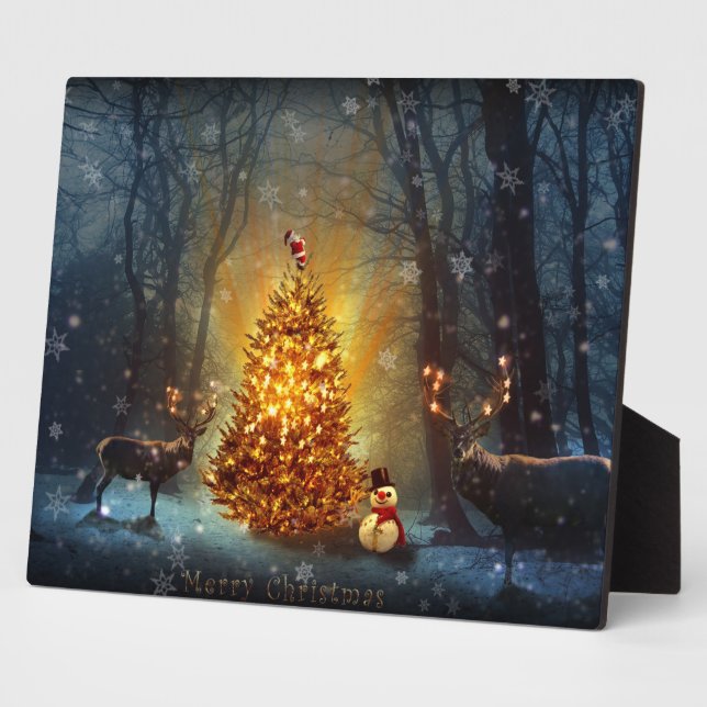 Christmas Forest                                 . Plaque (Side)