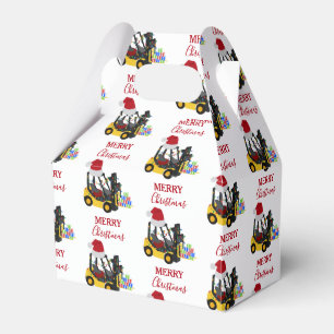Christmas Forklift Truck  Favour Box