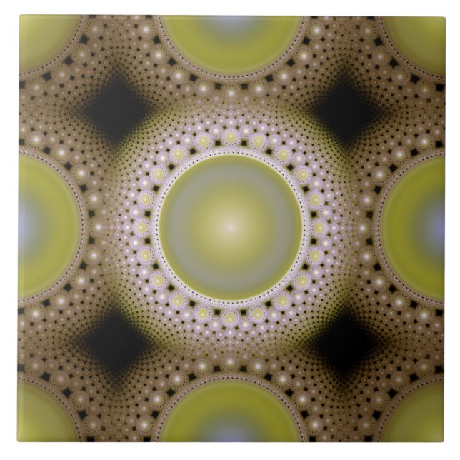 Christmas fractal pattern tile (Front)