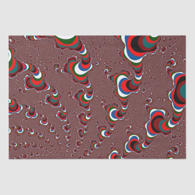 christmas fractals tissue paper (Front)