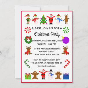 Christmas Frame #3 Invitation Card