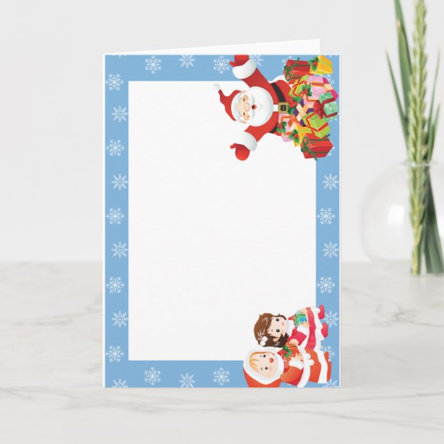 Christmas Frame (add photo) Holiday Card (Front)