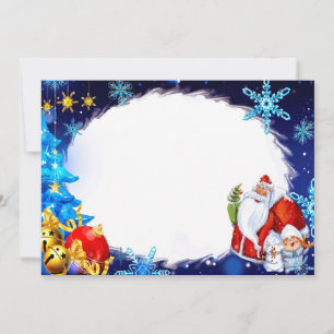 Christmas frame holiday card