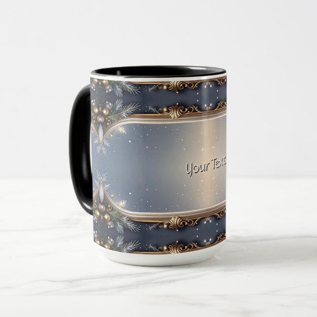 Christmas Frame Holiday Mug (Front Left)