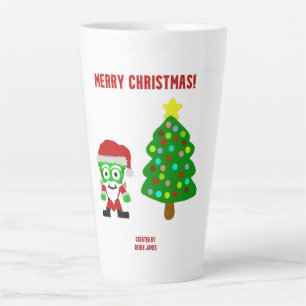Christmas FrankenCheese Large Latte Mug