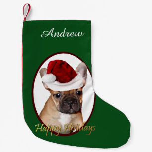 Christmas French Bulldog dog personalised stocking