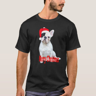 Christmas French Bulldog Merry Christmas Cute Appa T-Shirt