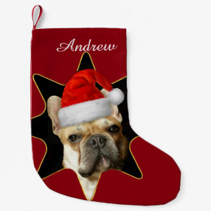 Christmas French Bulldog personalised stocking