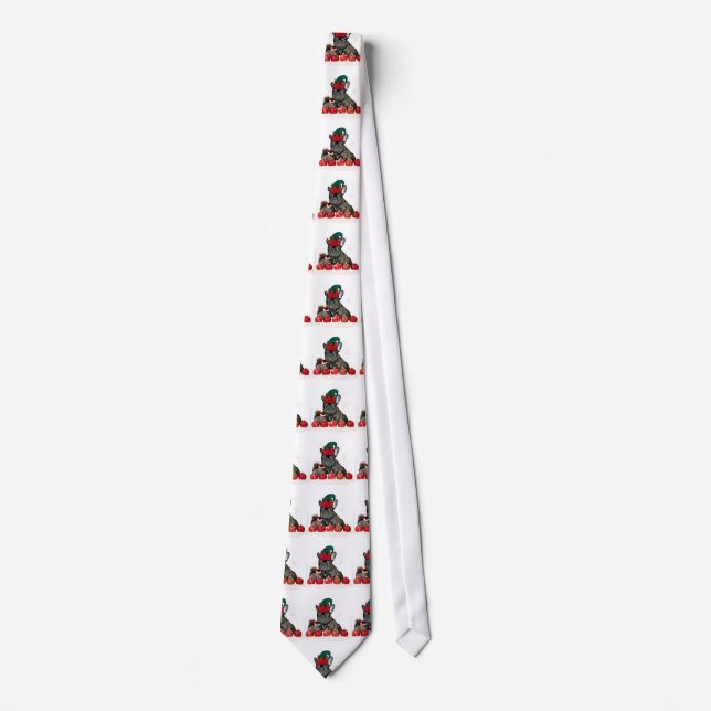 Christmas French Bulldog Tie (Front)