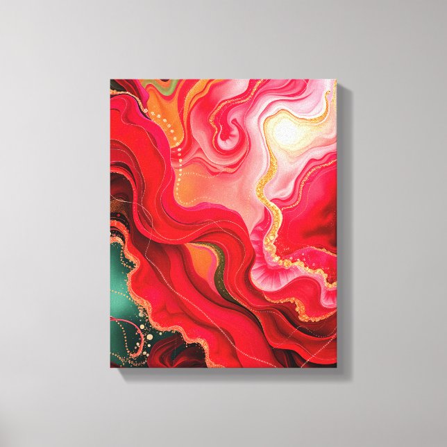 Christmas Frequency Resonance Premium Wrapped  Canvas Print (Front)