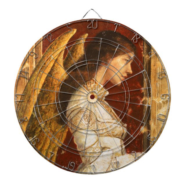 Christmas Fresco Angel Dartboard (Front)