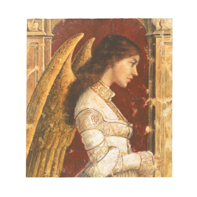 Christmas Fresco Angel Notepad (Front)