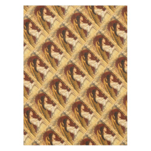 Christmas Fresco Angel Tablecloth