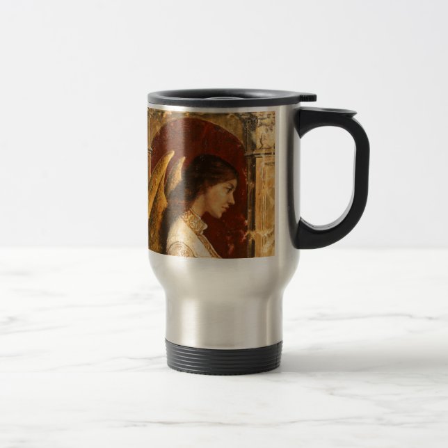 Christmas Fresco Angel Travel Mug (Right)