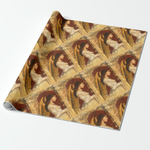 Christmas Fresco Angel Wrapping Paper
