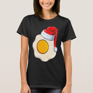 Christmas Fried Egg With Santa Hat For Men Women K T-Shirt