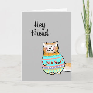Christmas friend card