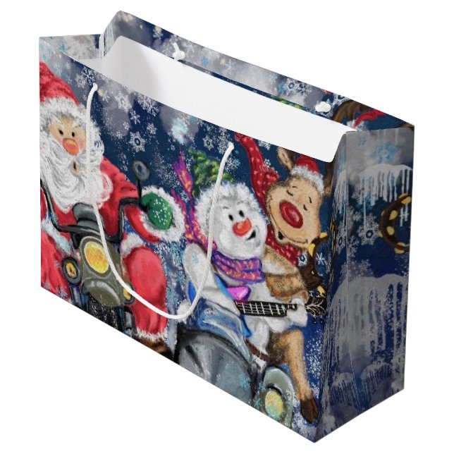 Christmas Friends Gift Bag (Front Angled)