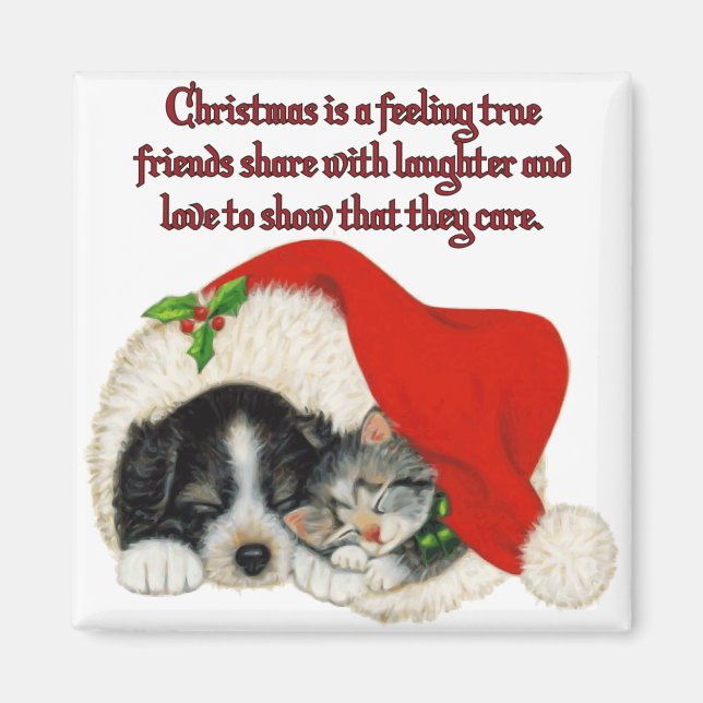 Christmas Friends Magnet (Front)