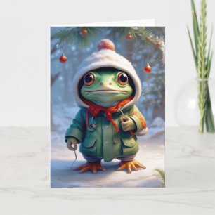 Christmas Frog Card