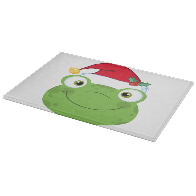 Christmas Frog Cutting Board (Corner)