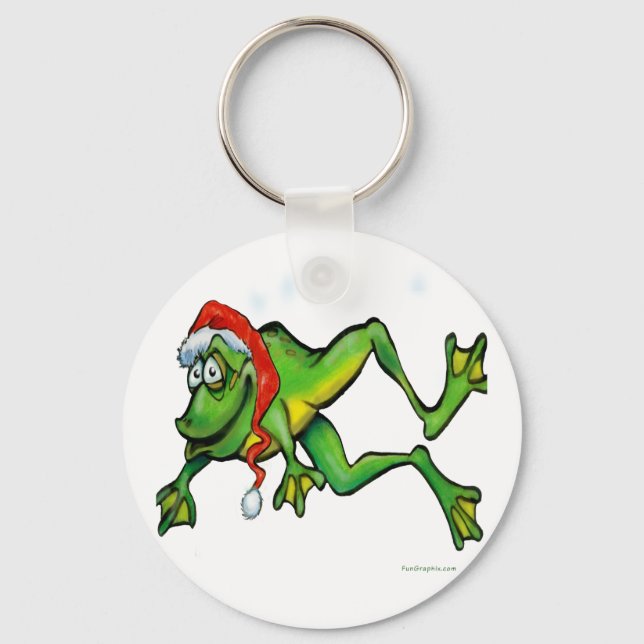 Christmas Frog Key Ring (Front)