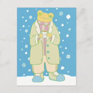 Christmas Frog Postcard