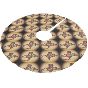 Christmas Frog Tree Skirt