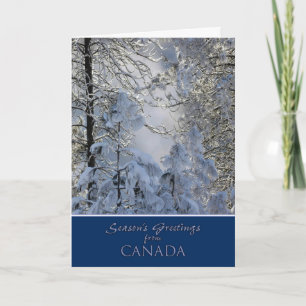 Christmas from Canada card