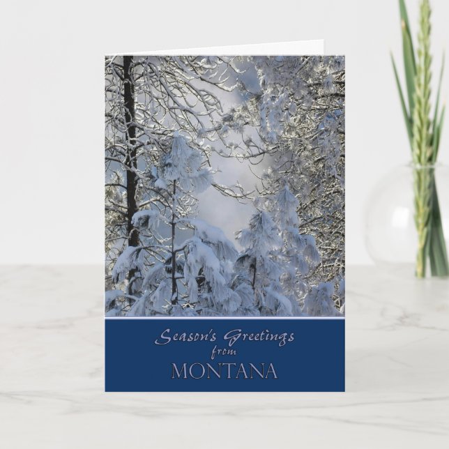 Christmas from Montana Card (Front)