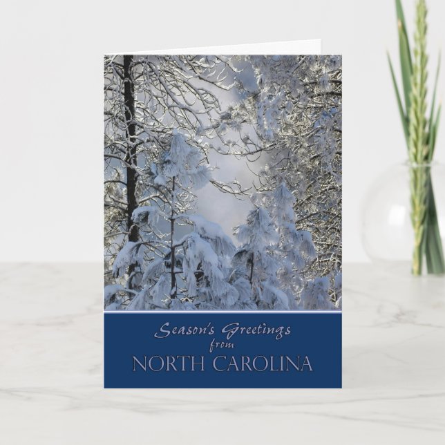 Christmas from North Carolina Card (Front)