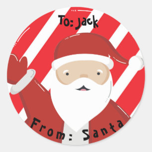 Christmas from santa to stickers