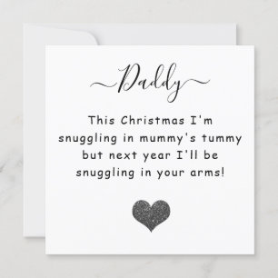 Christmas from the bump dad to be holiday card