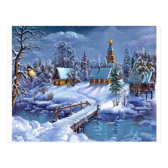 Christmas From The Dock Postcard
