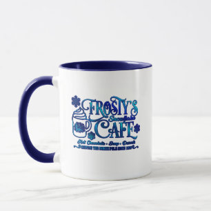 Christmas Frosty's Snowflake Cafe Mug