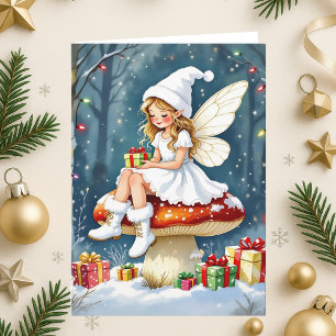 Christmas full of Whimsy and Wonder   Holiday Poem Card