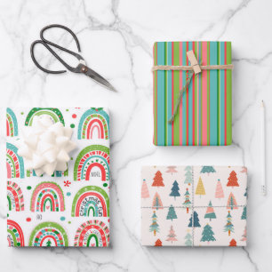 Christmas Fun Assortment Wrapping Paper Sheets