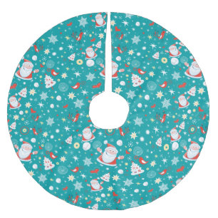 Christmas Fun Brushed Polyester Tree Skirt