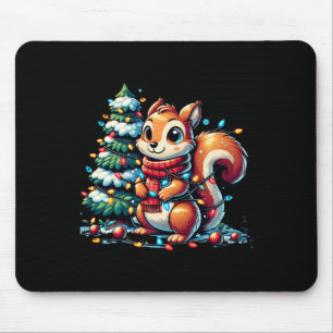 Christmas Fun For Kids Winter Squirrel And Xmas Co Mouse Mat