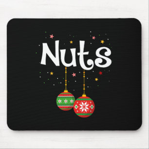 Christmas Fun Matching Couple Family Chestnuts Men Mouse Mat