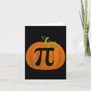 Christmas - Fun Math Geeks Math Pumpkin Pie Card