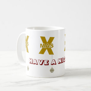 Christmas Fun - Xmas Type & Tree Bauble 2 Coffee Mug